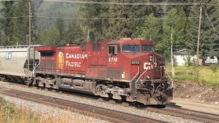 Skeena Pacific Video 2172 CPKC Empty Potash Train East Malakwa BC 20240710 0952hrs [upl. by Jonah578]