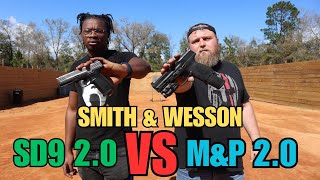 NEW Smith and Wesson SD9 20 VS MampP 20  Can a 300 Gun Beat A 650 Gun [upl. by Fabrianne372]