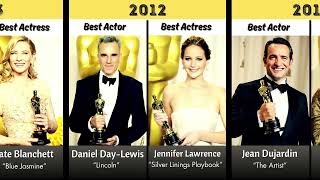 Oscar Winners ✦ The full list of Winners ✦ Best Actor and Best Actress [upl. by Petrick]