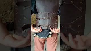 Riveted leather cuirass of the Fighters of the quotBlue Stripesquot Squad with comp The Witcher game [upl. by Beauregard208]