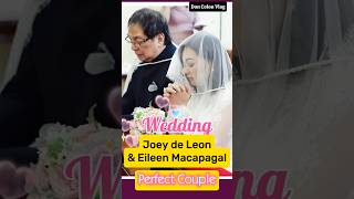 Joey de Leon and Eileen Macapagal Wedding shortsviral trending gettingmarried [upl. by Yrailih]