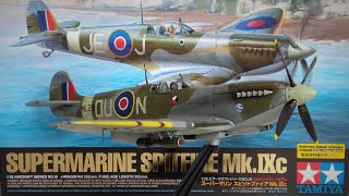 Spitfire IXc 132 Tamiya Otto Smik full build video [upl. by Aoht617]