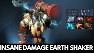 INSANE DAMAGE EARTHSHAKER MID LANE [upl. by Thamora]