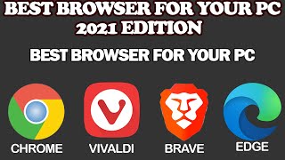 Google Chrome Vs Brave Vs Vivaldi Vs Microsoft Edge Comparison  Best Browser for your PC [upl. by Asseralc262]