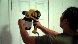 Spray Painting a Door with Wagner Power Painter Max with EZTilt [upl. by Femmine]