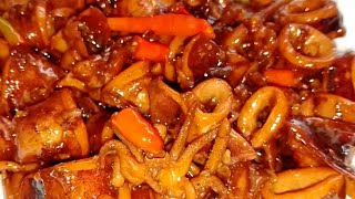 SWEET amp SPICY PUSIT  FILIPINO FOOD  EASY TO COOK [upl. by Adriane]