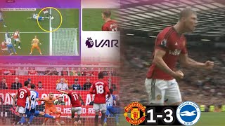 Man United vs Brighton 13 Highlights 🔥 Rasmus Hojlund goal vs Brighton [upl. by Pengelly]