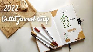 BULLET JOURNAL SETUP 2022  MALAYALAM  WELL WISHER DIY [upl. by Hamer468]