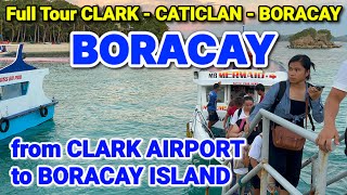 CLARK AIRPORT to BORACAY  Clark  Caticlan  Boracay Island  PHILIPPINES TRAVEL [upl. by Arbmik]