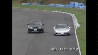 Best Motoring NSX vs R32 GTR Ebisu Circuit [upl. by Ensign]