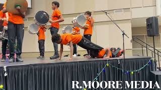 Huffman High School RARE Crime Scene Drumline  Not So Silent Night Drumline Battle [upl. by Nonna]