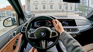 2022 BMW X5 xDrive30d 286HP  POV Test Drive  Fuel consumption info [upl. by Bernt]