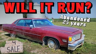 Will this ABANDONED 70s Luxury Car RUN amp DRIVE for CHEAP 1500 DIY Daily Driver Revival [upl. by Ronni]