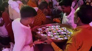 Bajrang chauk navdurga utsav samiti jhajhankheda Mata Rani ka Prasad vitrantrending viralvideo [upl. by Loy355]