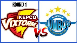 KEPCO VIXTROM vs KAL JUMBOS  KOVO V LEAGUE 20242025  ROUND 1  241023 [upl. by Kcired]