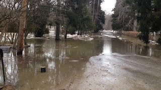 Willoughby Hills amp Chagrin River flooding [upl. by Aihsemat]