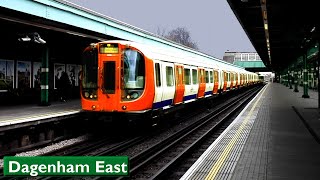 Dagenham East  District line  London Underground  S7 Stock [upl. by Arihsan]