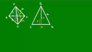 Tetraedro regular  Áreas [upl. by Shaya589]