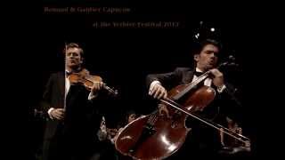 Capuçon brothers  Brahms Double Concerto  Verbier 2012  I Allegro extract Audio [upl. by Ttelracs]