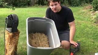 Processing Home Grown Wheat using a Weed Whacker [upl. by Alathia]