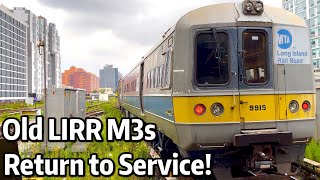 ⁴ᴷ⁶⁰ Old Long Island Rail Road M3 cars Returning to Passenger Service [upl. by Caryn]