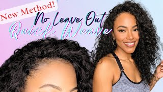 Make your own Thin Part Wig  Minimal to NO Leave Out [upl. by Yentnuoc]