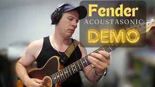 Fender Acoustasonic Telecaster demo [upl. by Nallaf556]