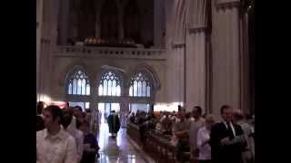 PROCESSIONAL ENTRANCE amp EXIT Washington National Cathedral St Peter amp St Paul [upl. by Aratehs]