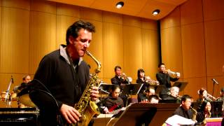 Eric Marienthal 試音：港都夜雨 w Taipei Jazz Orchestra [upl. by Yhprum261]