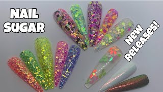 Nail Sugar New Glitters  Nail Art [upl. by Dorsey879]