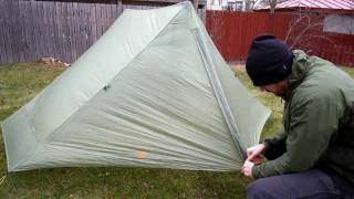 Gossamer Gear The One 2016  Ultralight Tent [upl. by Edivad]