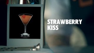 STRAWBERRY KISS DRINK RECIPE  HOW TO MIX [upl. by Alfy]