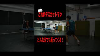 どんな玉でも返ってくる！ shorts 卓球 卓球試合 卓球レッスン スポーツ 最後まで見て スーパープレー youtubeshorts youtube tabletennis [upl. by Fee]