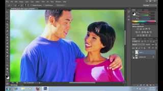 How to Select and Cut Hair in Photoshop CS6 [upl. by Malaspina]