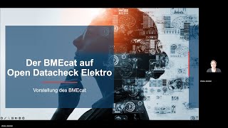 Open Datacheck Elektro  Der BMEcat [upl. by Notloc]