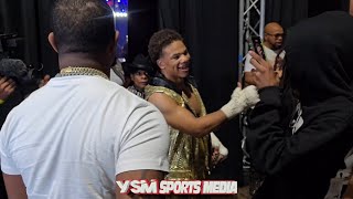 Curmel Moton Mobbed by Fans after his Spectacular First Round Knockout [upl. by Gnaw]