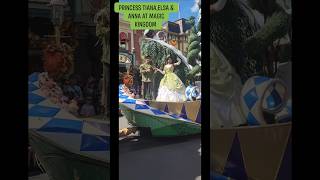 Princess Tiana at Disneys Magic Kingdom Festival of Fantasy Parade tiana thisismagic [upl. by Rot]