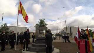 Puertollano ya tiene un monumento a la Policía Nacional [upl. by Oicnaneb]