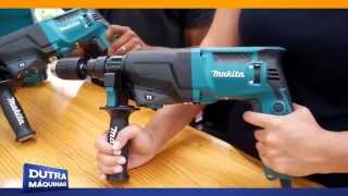 Makita  Marteletes Combinado HR2610X7 e HR2610T [upl. by Cristen605]