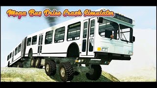 Mega Bus Drive Crash Simulator Crash Simulator BeamNG [upl. by Isador]