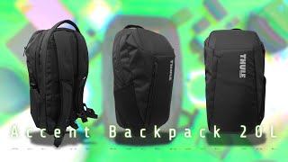 THULE ACCENT BACKPACK 20L  Active Minimalist Tech Pack  Backpackingvol115 [upl. by Narf]