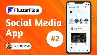 Build a Social Media App with FlutterFlow 2  Database Structure [upl. by Enytsirhc935]