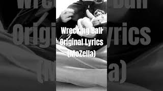 Wrecking Ball original lyrics cover mozella mileycyrus wreckingball ukulele music [upl. by Palla12]