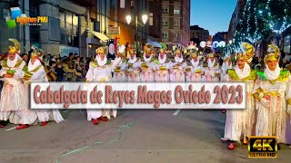 CABALGATA DE REYES MAGOS OVIEDO 4k uhd Video 2023 [upl. by Einaj7]