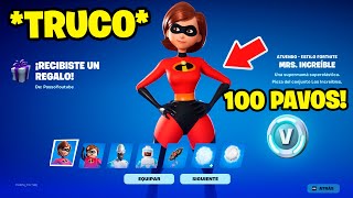 TRUCO Como CONSEGUIR las SKINS de LOS INCREIBLES por 100 PAVOS en LA TIENDA de FORTNITE 🔥🤑 [upl. by Ludmilla]