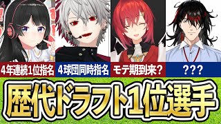 にじさんじ甲子園ドラフト会議、歴代１位指名選手まとめ【2020年～2023年】 [upl. by Haianeb]