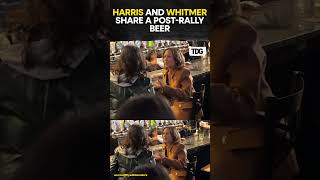 watch  Harris and Whitmer Enjoy PostRally Beer with Michelle Obama viral shorts [upl. by Ferguson]