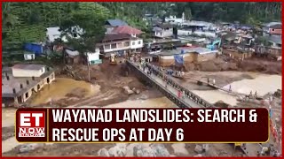 Wayanad Landslides Update Death Toll Stands At 308 Rescue Ops Continues On Day 06  Drone Visuals [upl. by Angelis877]