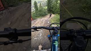 Verbier Downhill Line  Steep and raw😱🤘enduromtb mtb mountainbike shorts short viralvideo [upl. by Gustafson229]