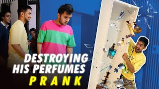 Destroying Rishus Perfume Collection PRANK [upl. by Notnelc261]